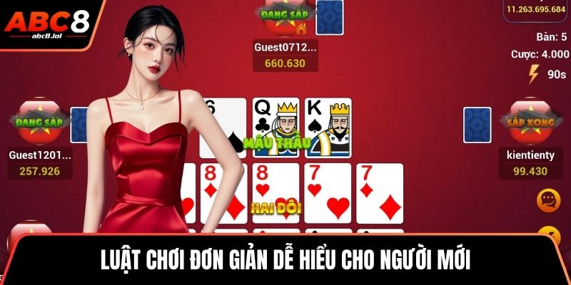 Mậu Binh - Đỉnh Cao Giải Trí Cùng Đánh Bài Trực Tuyến Luật chơi đơn giản dễ hiểu cho người mới